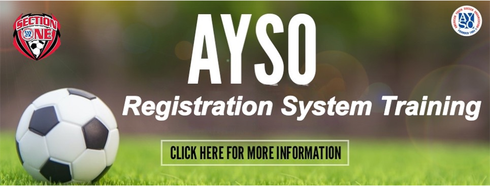 AYSO Registration System Training