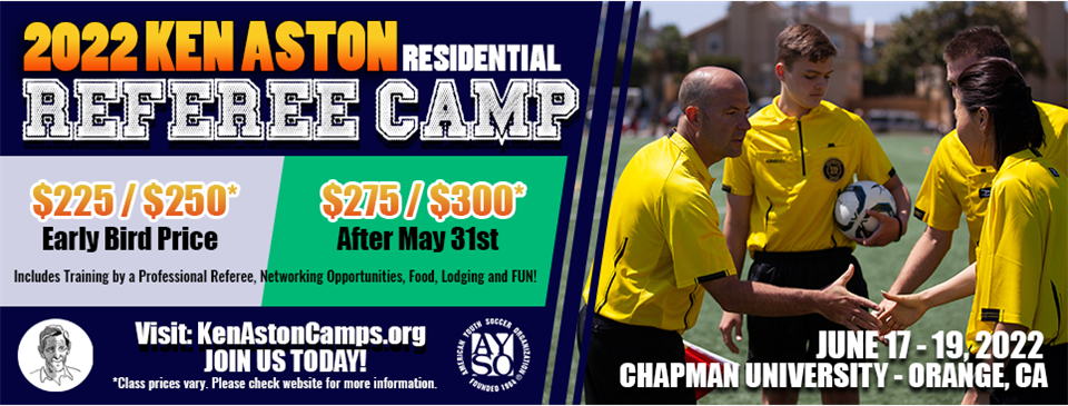 2022 Ken Aston Referee Camp!